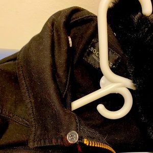 Rockstar Original jean jacket removable collar